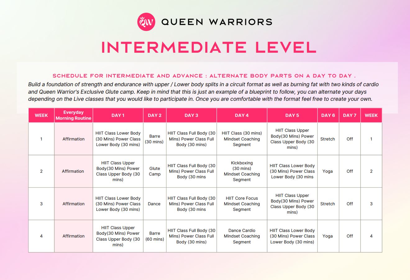 Intermediate Level Calendar.JPG